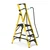 Youngman FRP fiberglass 3 Steps (0.85 m) Industrial Ladder with Safety Wire (3 Steps + Platform)